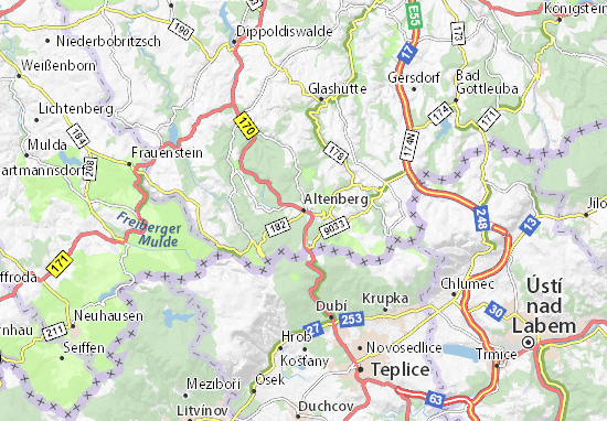 Mapa Plano Altenberg