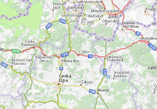 Cvikov Map