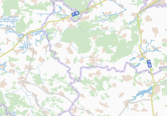 Kaart Plattegrond Novyna