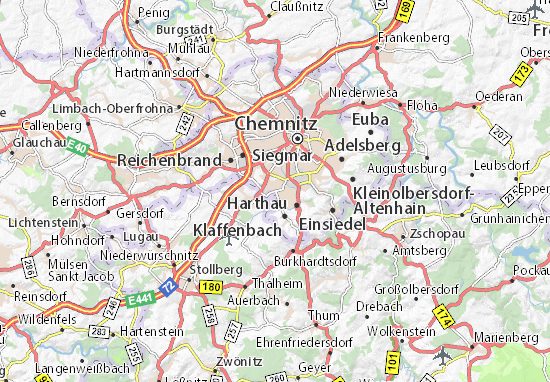 Karte Stadtplan Markersdorf