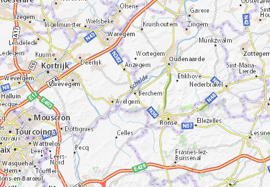 Kluisbergen Map