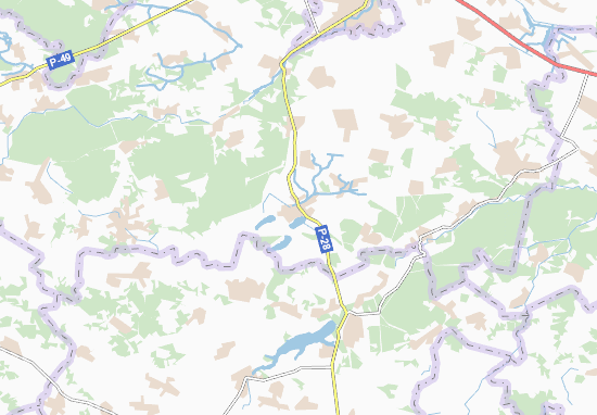 Karte Stadtplan Lisivshchyna