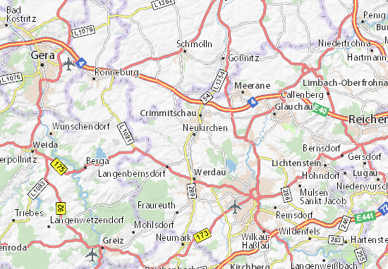 Neukirchen Map