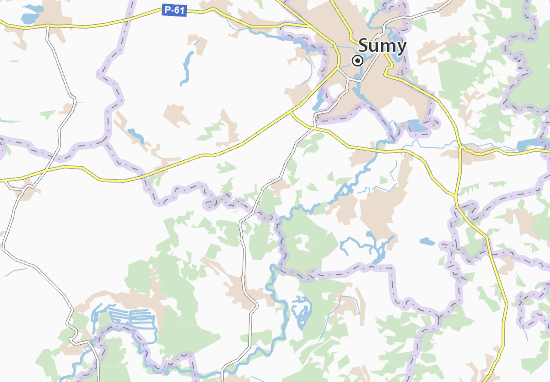 Mapa Shpylivka