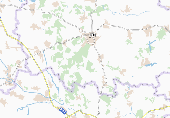 Karte Stadtplan Avhustivka