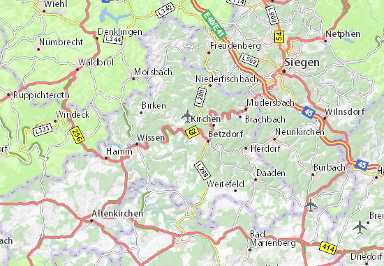 Karte Stadtplan Wallmenroth