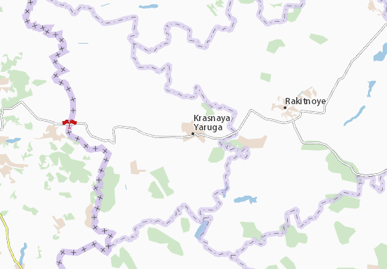 Krasnaya Yaruga Map