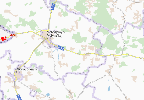 Karte Stadtplan Khobultova