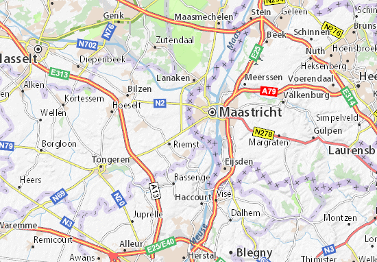 koper Oogverblindend focus Kaart MICHELIN Vroenhoven - plattegrond Vroenhoven - ViaMichelin