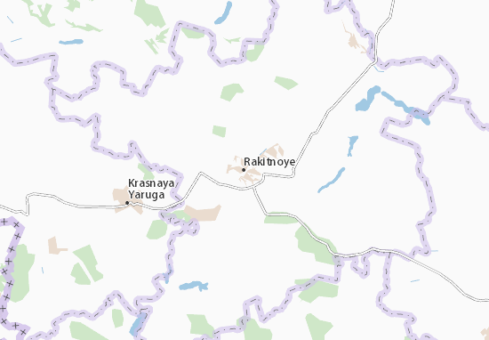 Mapa Rakitnoye