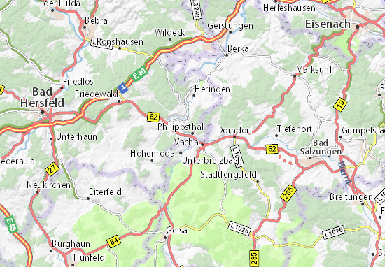 Carte-Plan Philippsthal