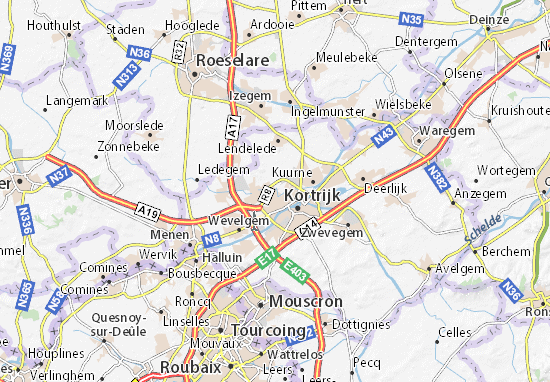 Karte Stadtplan Heule