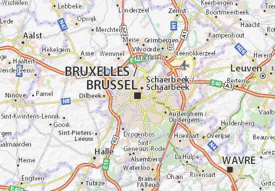 carte de bruxelles