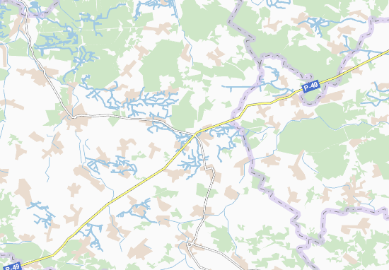 Mapa Simakivka