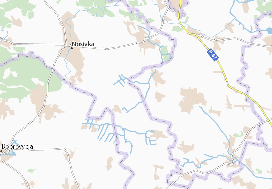 Karte Stadtplan Karabynivka