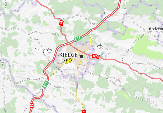 Kielce Map