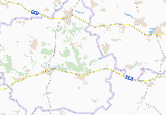 Karte Stadtplan Velyki Budky