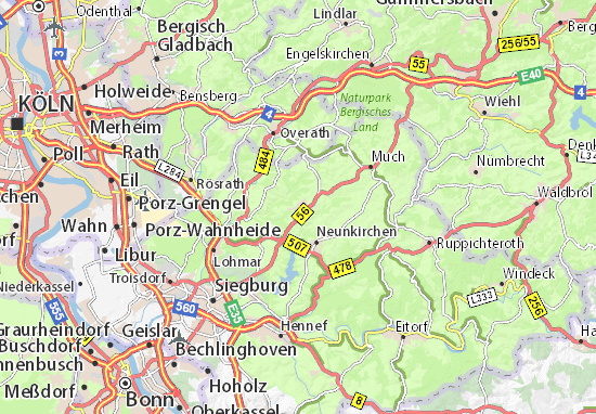 Karte Stadtplan Seelscheid