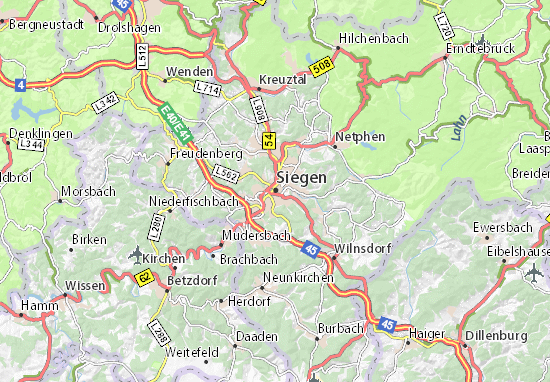 Siegen Map