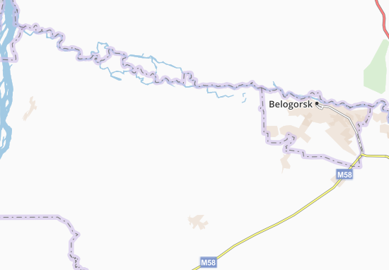 Kaart Plattegrond Kamyshevka