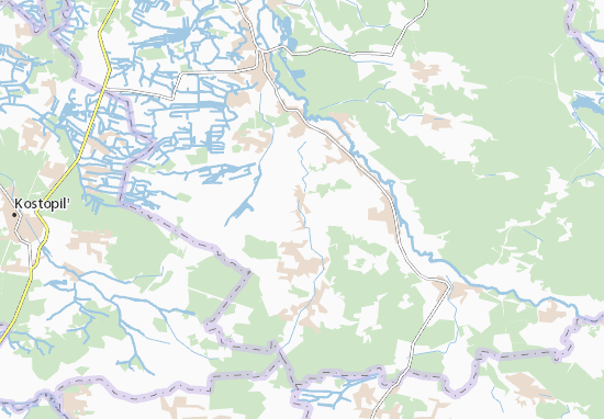 Karte Stadtplan Drukhiv