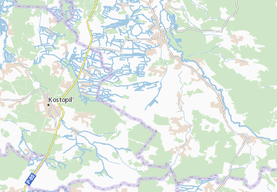 Karte Stadtplan Holubne