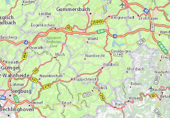 Nümbrecht Map