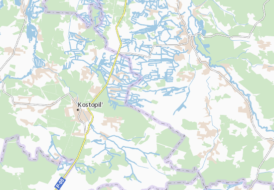 Velyke Pole Map
