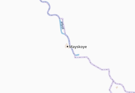 Karte Stadtplan Mayskoye