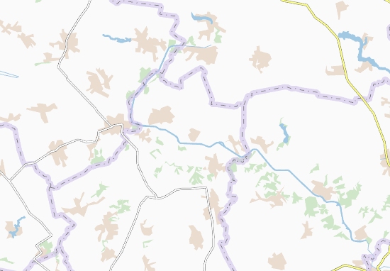 Karte Stadtplan Ponory