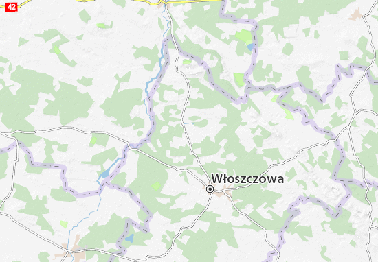 Karte Stadtplan Kluczewsko