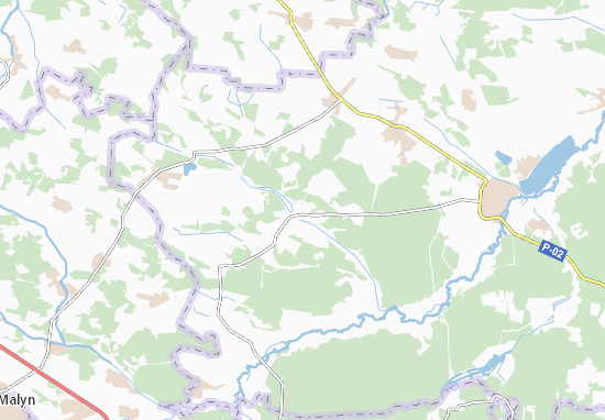 Karte Stadtplan Rozvazhiv