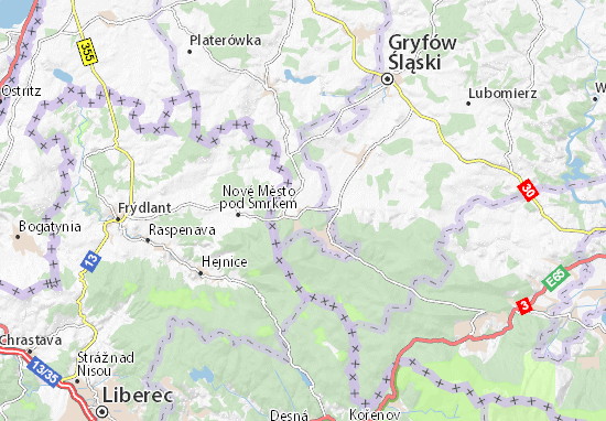Czerniawa-Zdrój Map