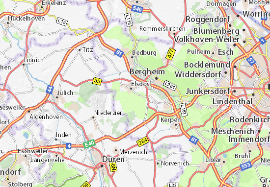 Mapa Giesendorf