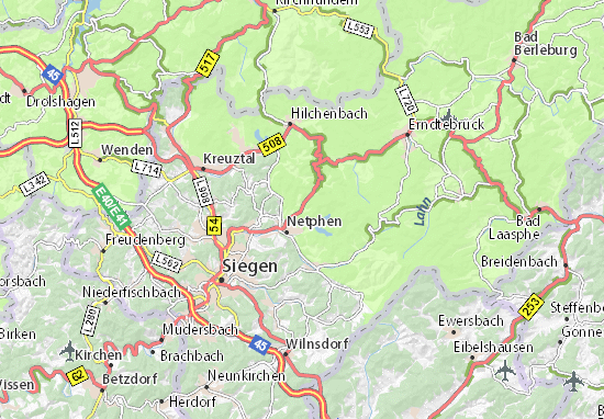 Eschenbach Map