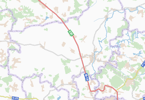 Karte Stadtplan Rudka-Kozyns&#x27;ka