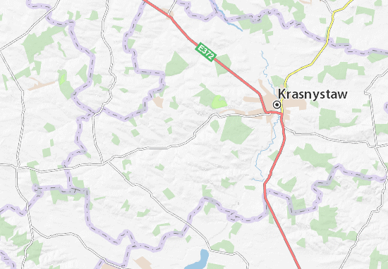 Kaart Plattegrond Gorzków-Osada