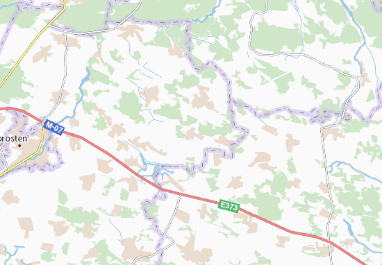 Karte Stadtplan Medynivka