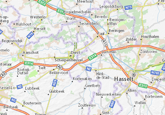 Karte Stadtplan Zelem