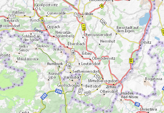 Eibau Map