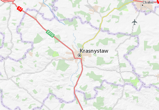 Karte Stadtplan Krasnystaw