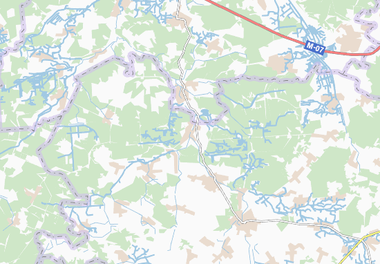 Kaart Plattegrond Rudnya-Ivanivs&#x27;ka