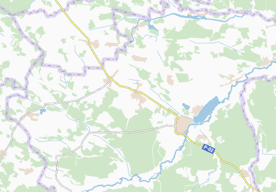 Karte Stadtplan Obukhovychi