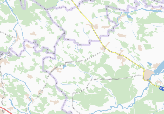 Mapa Sydorovychi
