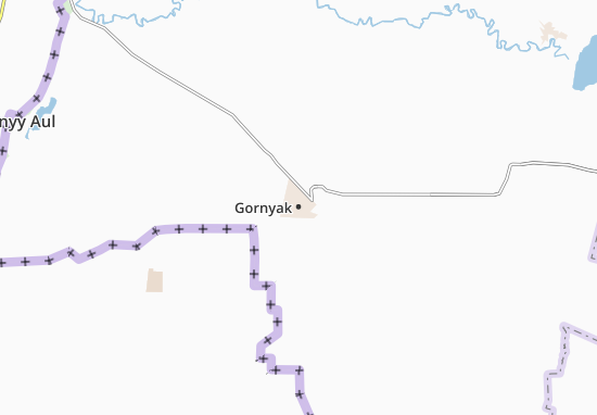 Karte Stadtplan Gornyak