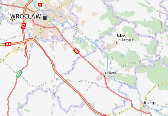 Karte Stadtplan Jankowice