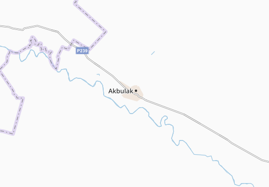 Kaart Plattegrond Akbulak