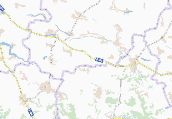 Karte Stadtplan Bizhivka