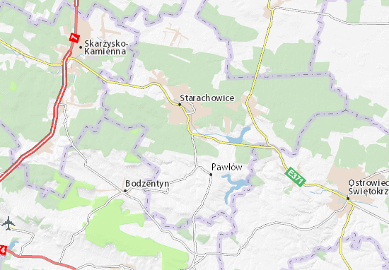 Karte Stadtplan Michałów