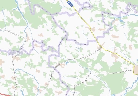 Karte Stadtplan Zhmiivka